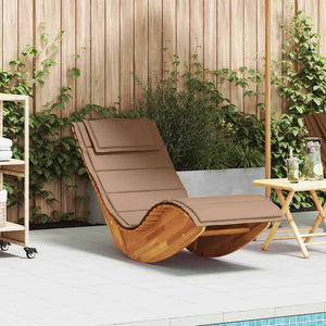 Schaukelliege Akazie mit Auflage