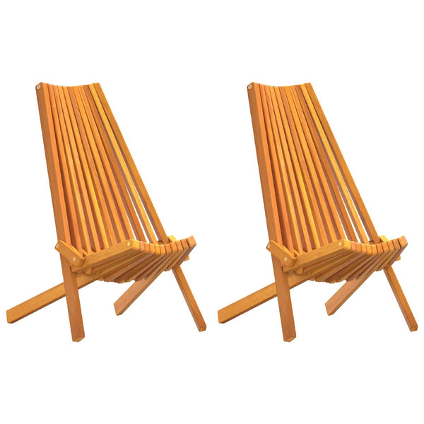 vidaXL Chaises 2 pcs Marron 69 x 56 x 84 cm Bois massif d'acacia