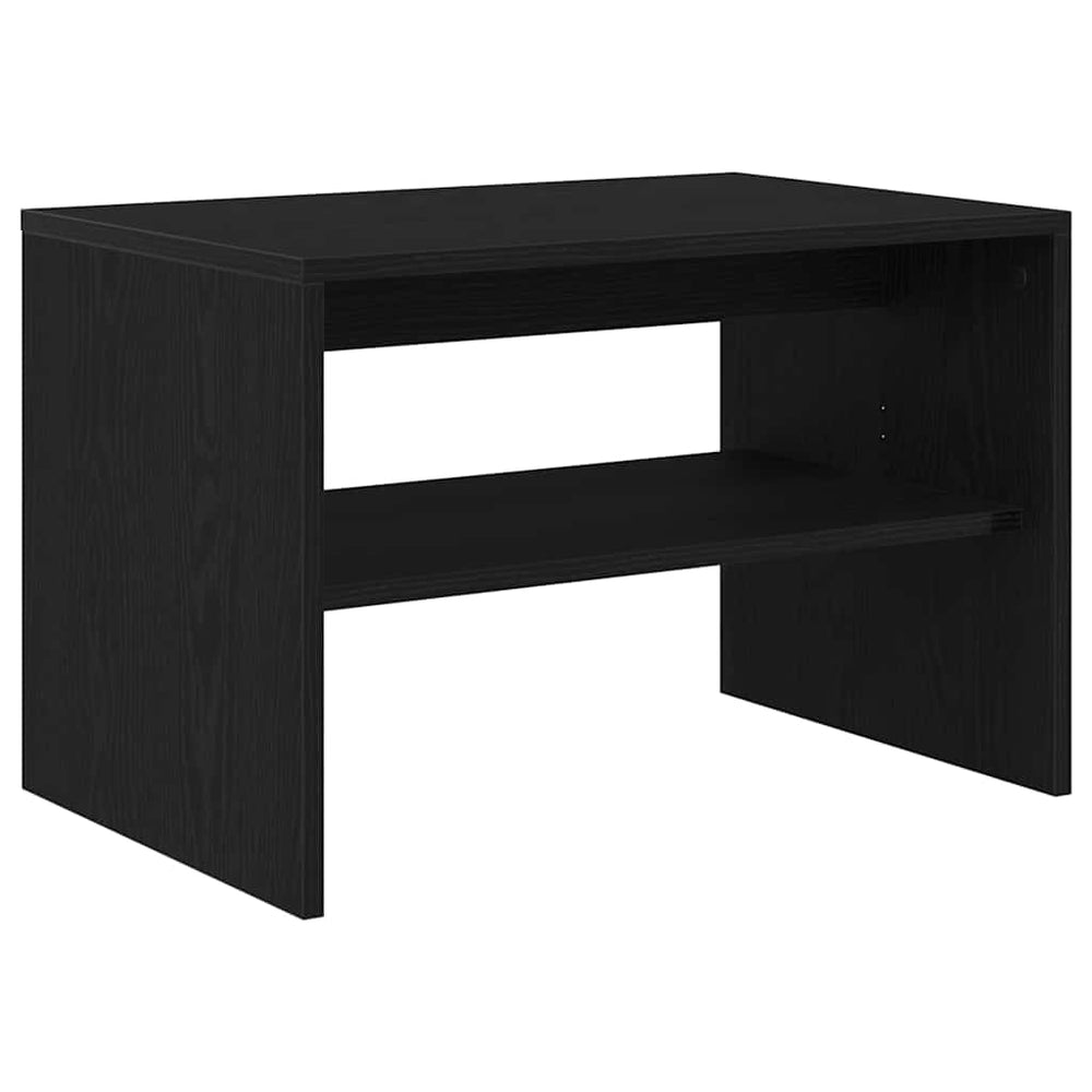 TV-Schrank Schwarz Eichen-Optik 60 cm