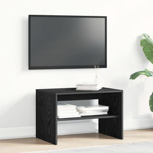 TV-Schrank Schwarz Eichen-Optik 60 cm