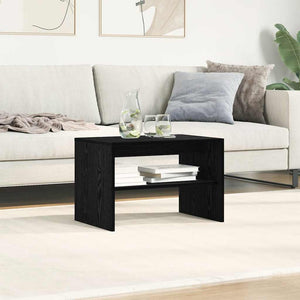 TV-Schrank Schwarz Eichen-Optik 60 cm