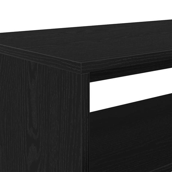 TV-Schrank Schwarz Eichen-Optik 60 cm