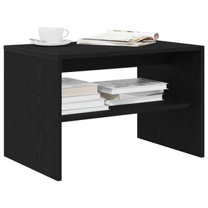 TV-Schrank Schwarz Eichen-Optik 60 cm