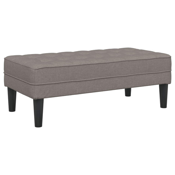 Sofa Set Taupe 2-teilig mit Kissen