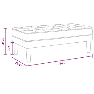 Sofa Set Wolkengrau mit Kissen, 2-teilig