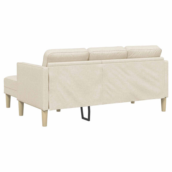 Leinen Sofa Set mit Kissen