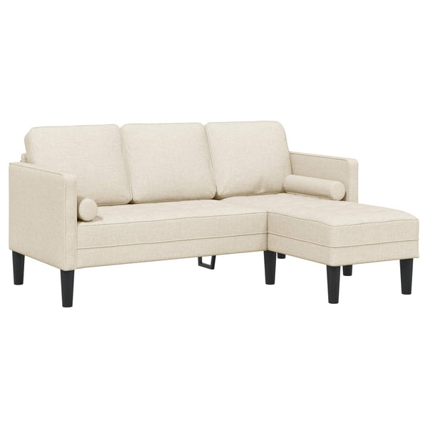 Leinen Sofa Set mit Kissen
