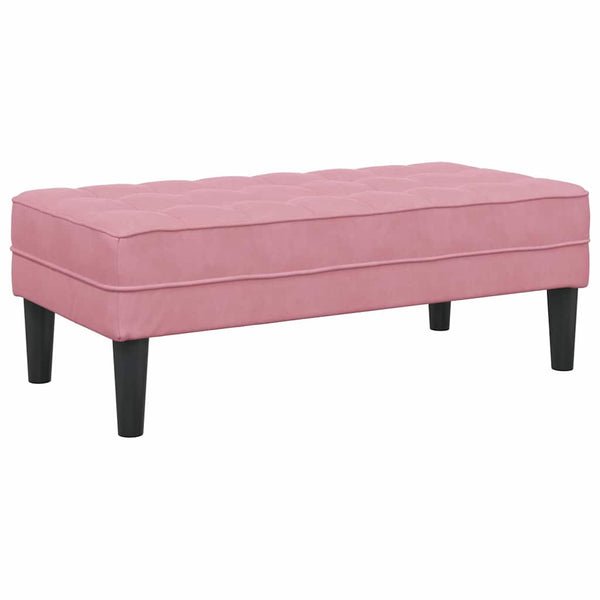 Rosa Sofa Set mit Kissen