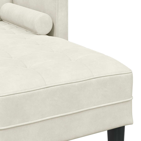 Creme Sofa Set mit Kissen