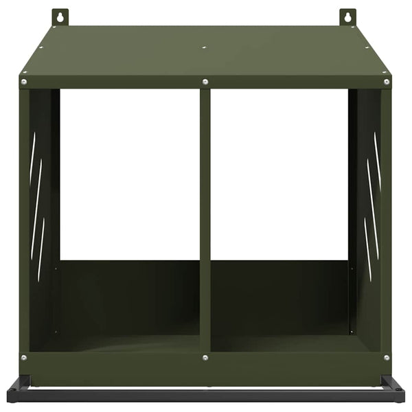 Hühner-Nistkasten 2 Fächer Olivgrün