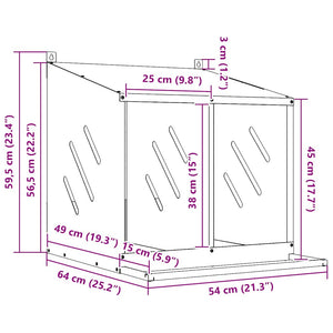 Hühner-Nistkasten, 2 Fächer, Verzinkt