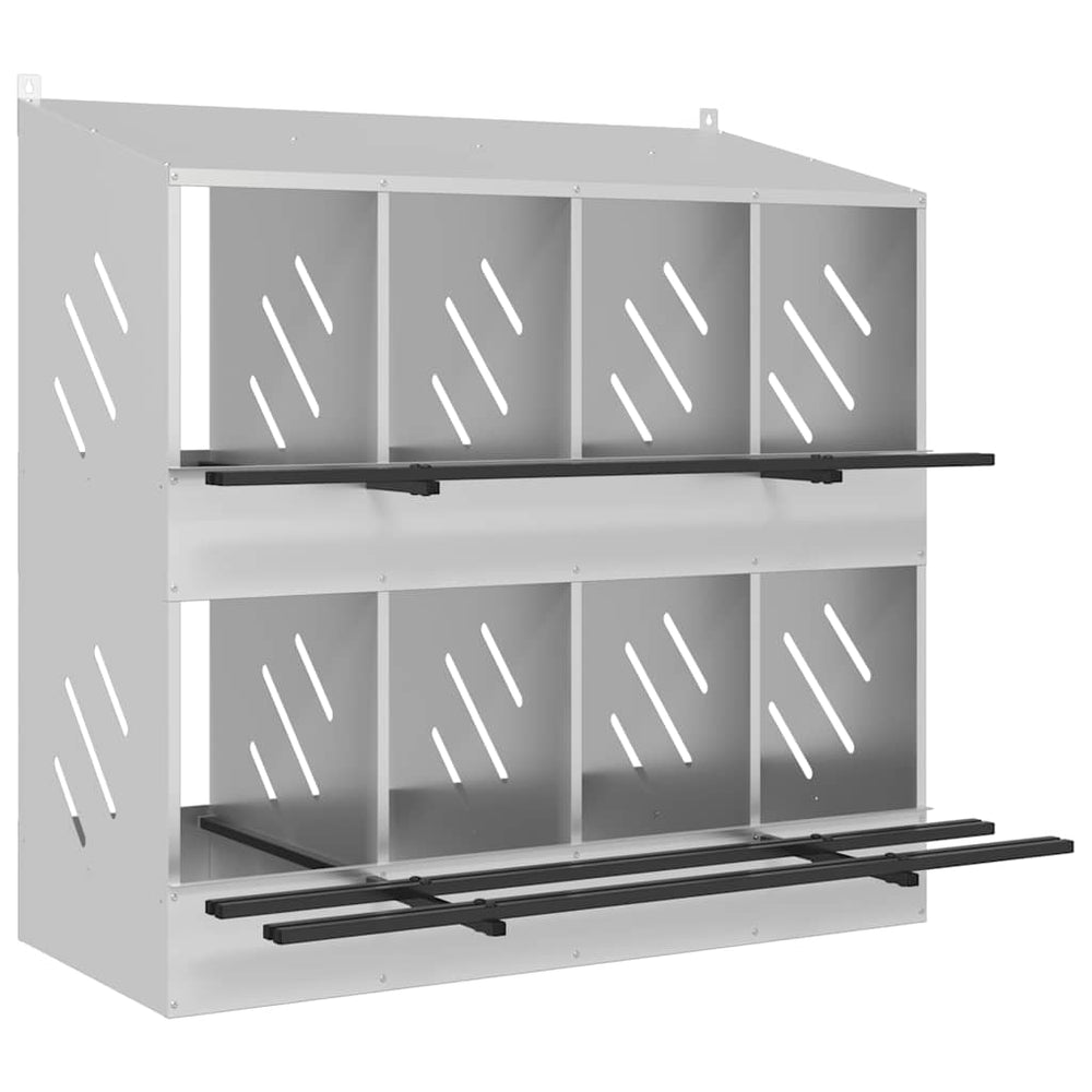 Hühner-Nistkasten 8 Fächer Verzinkt