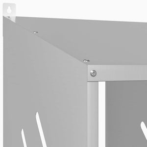 Hühner-Nistkasten, 6 Fächer, Verzinkt