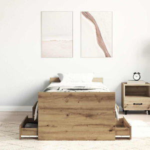 Bettrahmen Artisan-Eiche 193x78 cm