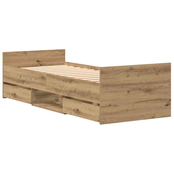 Bettrahmen Artisan-Eiche 193x78 cm