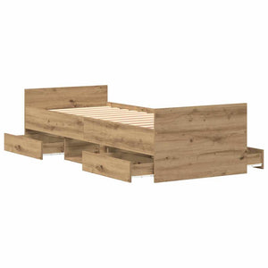 Bettrahmen Artisan-Eiche 193x78 cm