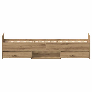 Bettrahmen Artisan-Eiche 193x78 cm