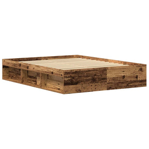 Bettgestell 150x200 Altholz-Optik