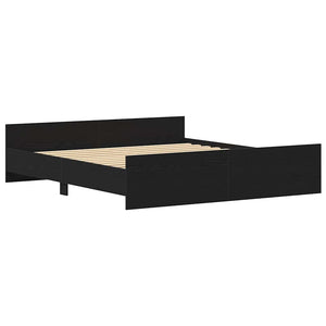 Bettgestell Schwarze Eiche 180x200 cm