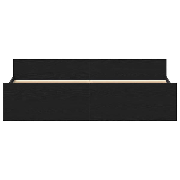 Bettgestell Schwarze Eiche 180x200 cm