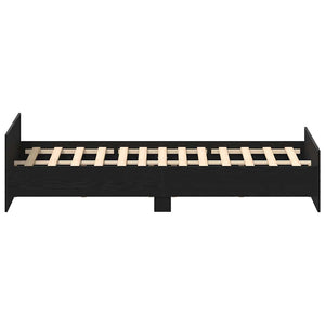 Bettgestell Schwarze Eiche 180x200 cm
