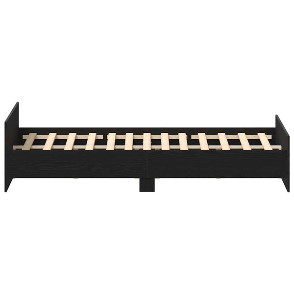Bettgestell Schwarze Eiche 180x200 cm