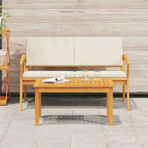 Akazien Couchtisch Massivholz Öl-Natur