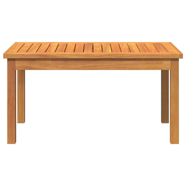 Akazien Couchtisch Massivholz Öl-Natur