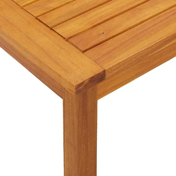 Akazie Beistelltisch Massivholz geölt