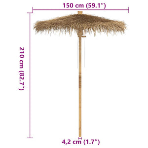 Tiki-Schirm Bananenblatt 150cm