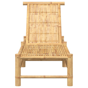 vidaXL Bain de soleil 55x199x30 cm bambou