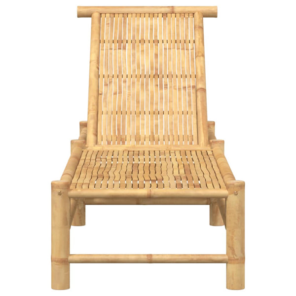 vidaXL Bain de soleil 55x199x30 cm bambou