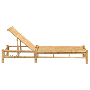 vidaXL Bain de soleil 55x199x30 cm bambou