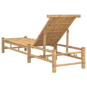 vidaXL Bain de soleil 55x199x30 cm bambou