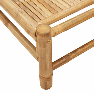 vidaXL Bain de soleil 55x199x30 cm bambou