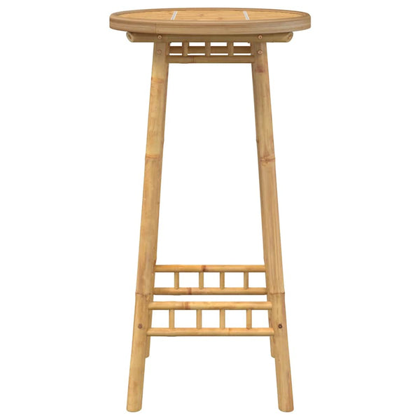 Garten Bartisch Bambus Ø55x100cm