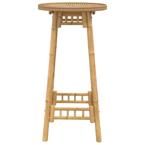 Garten Bartisch Bambus Ø55x100cm