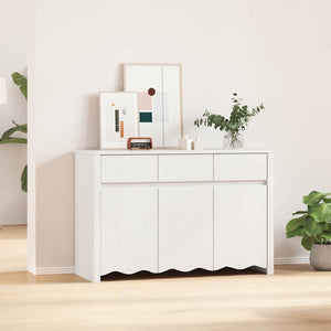Weißes Kiefer Sideboard Drammen, 114 cm