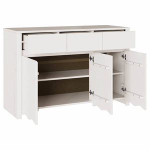 Weißes Kiefer Sideboard Drammen, 114 cm