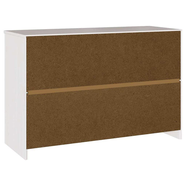 Weißes Kiefer Sideboard Drammen, 114 cm