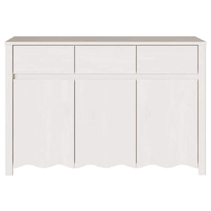 Weißes Kiefer Sideboard Drammen, 114 cm