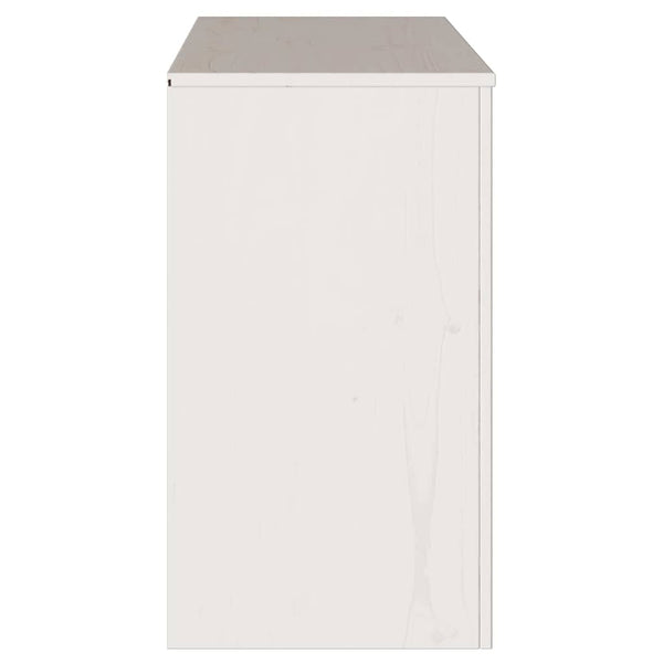Weißes Kiefer Sideboard Drammen, 114 cm
