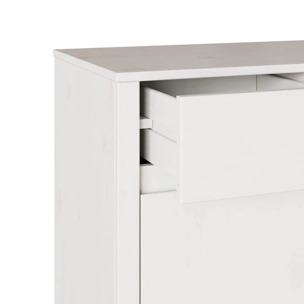 Sideboard Drammen Weiß Kiefer Massivholz