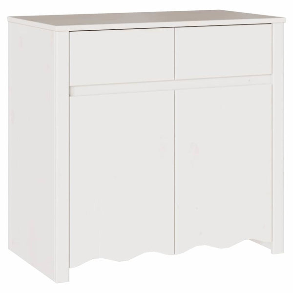 Sideboard Drammen Weiß Kiefer Massivholz