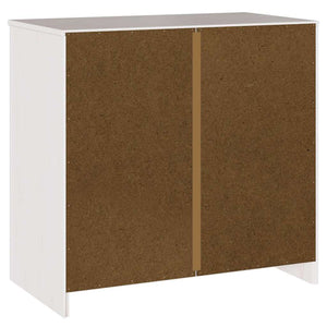 Sideboard Drammen Weiß Kiefer Massivholz