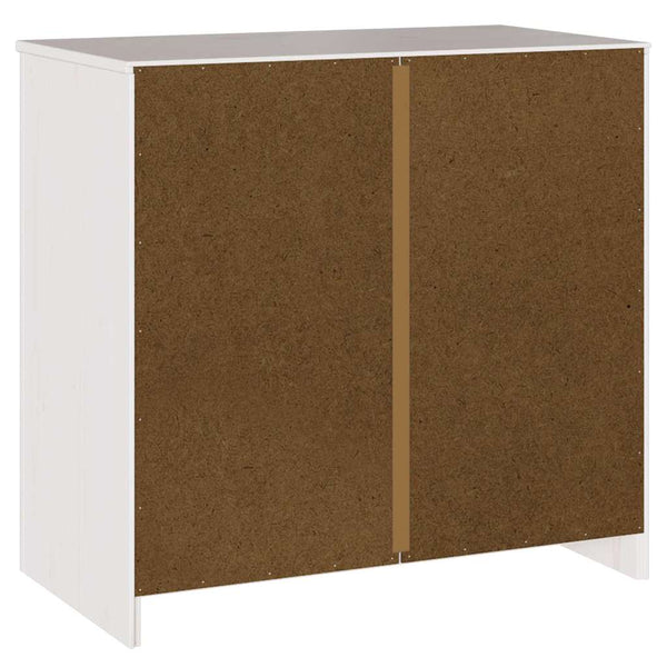 Sideboard Drammen Weiß Kiefer Massivholz