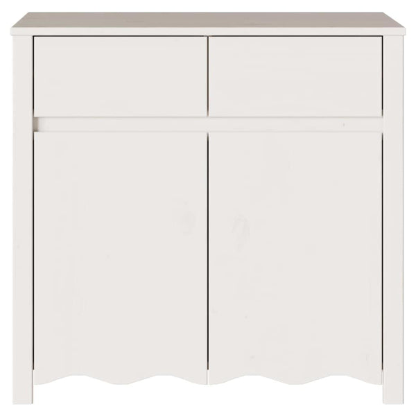 Sideboard Drammen Weiß Kiefer Massivholz
