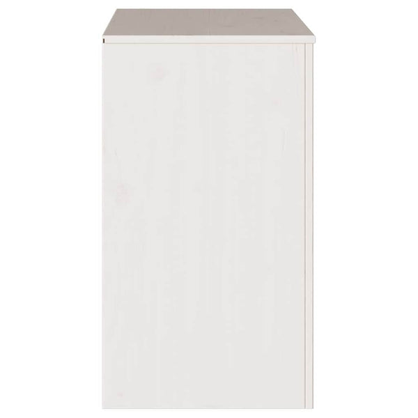 Sideboard Drammen Weiß Kiefer Massivholz