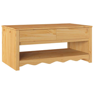 Couchtisch Drammen Eiche Massivholz 99x55 cm