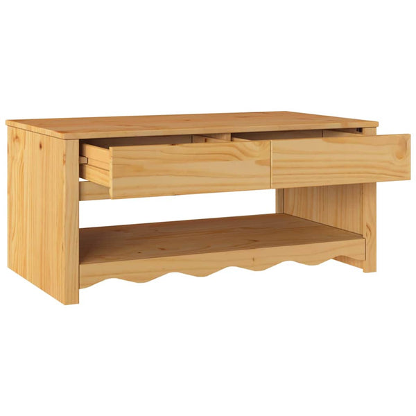 Couchtisch Drammen Eiche Massivholz 99x55 cm